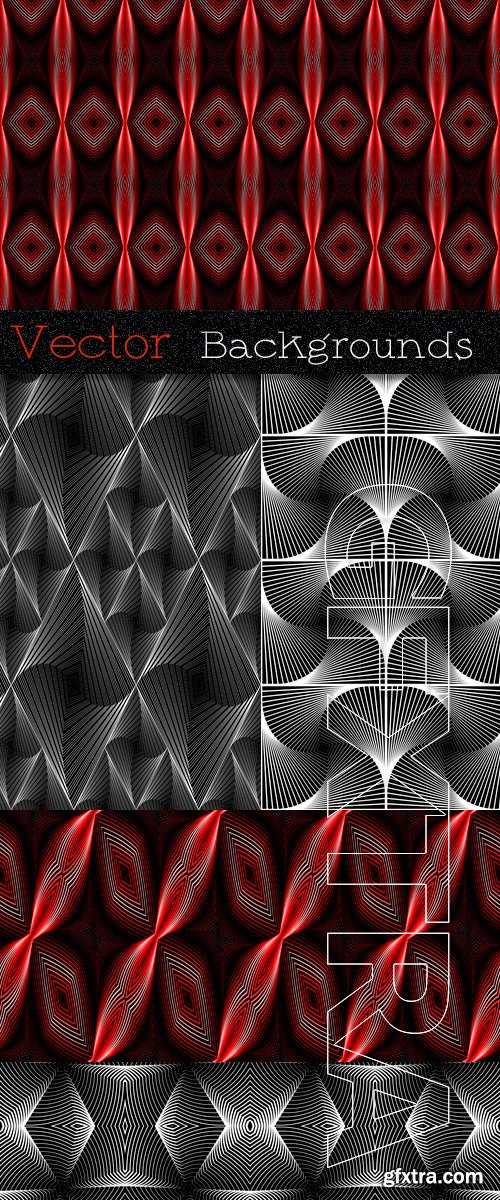 Abstract backgrounds in Vector