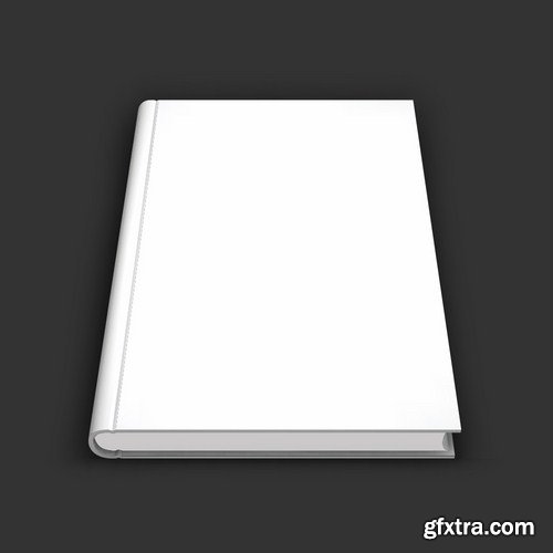 Stock Vector - Blank Book Paper Brochure Business Card Mockups, 25EPS