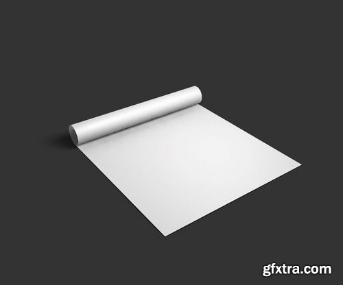 Stock Vector - Blank Book Paper Brochure Business Card Mockups, 25EPS