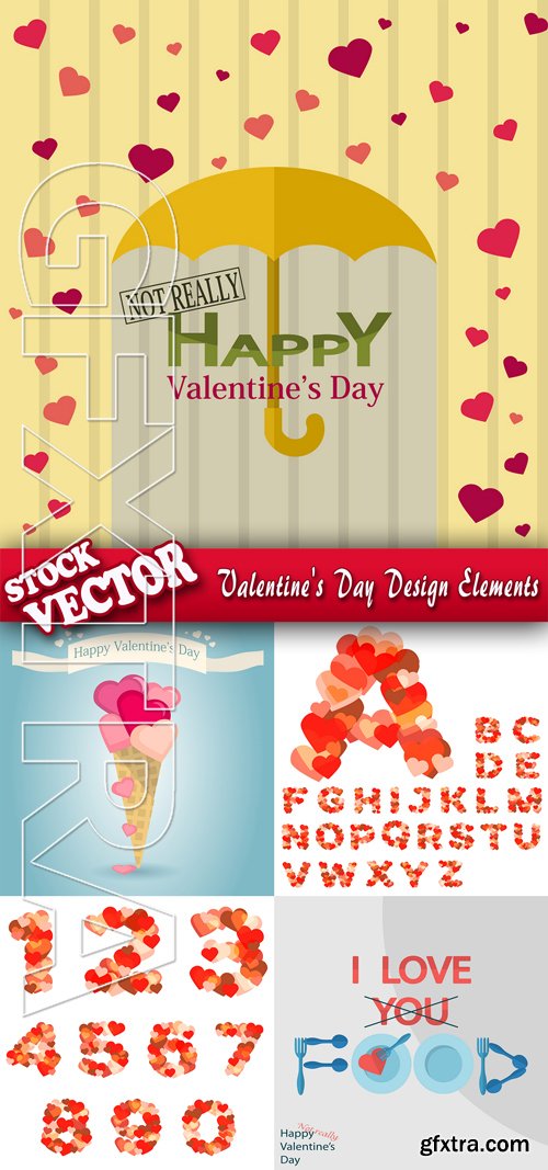 Stock Vector - Valentine's Day Design Elements