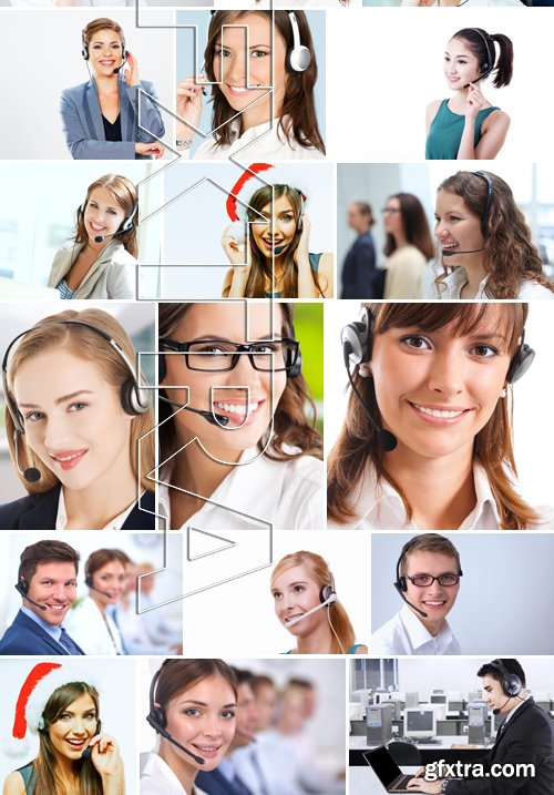 Stock Photos - Customer support operator 5