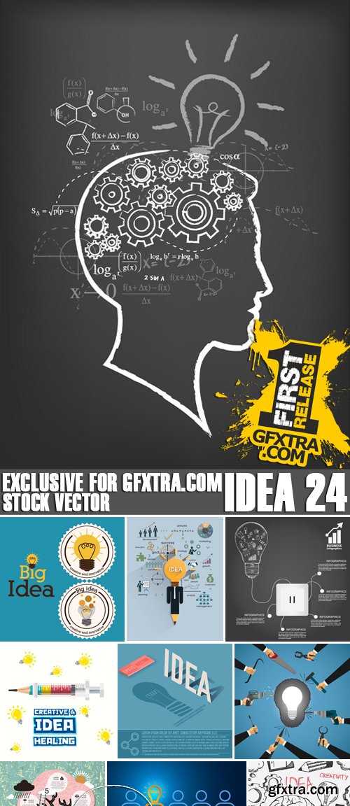 Stock Vectors - Idea 24, 25xEPS