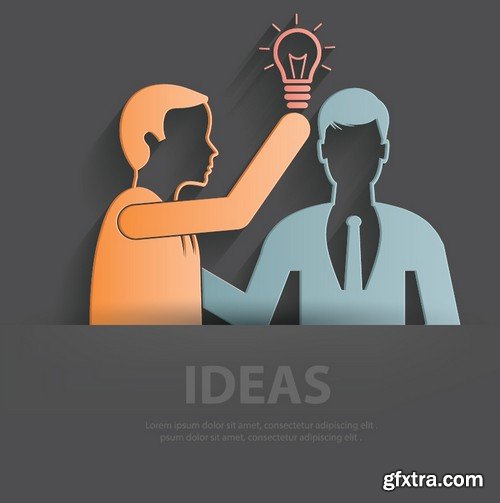 Stock Vectors - Idea 24, 25xEPS