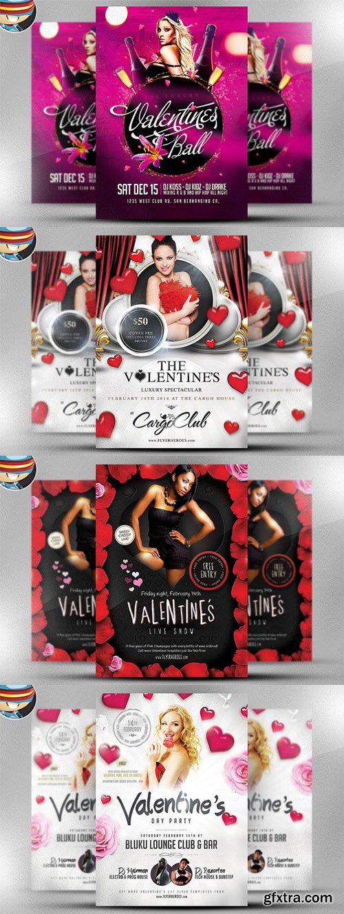 Valentines Premium Flyer Bundle