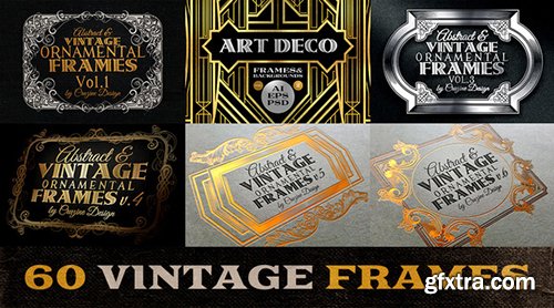 60 Vintage Frame Templates