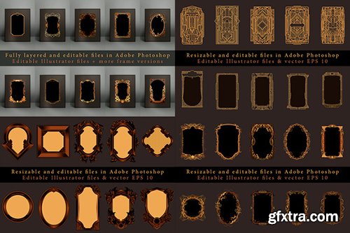 60 Vintage Frame Templates