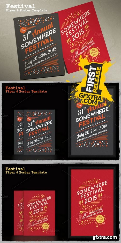 Festival Flyer & Poster Template - CM 164713