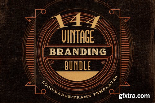 144 Vintage Branding Bundle