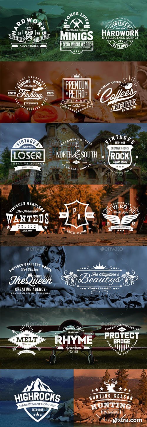 144 Vintage Branding Bundle