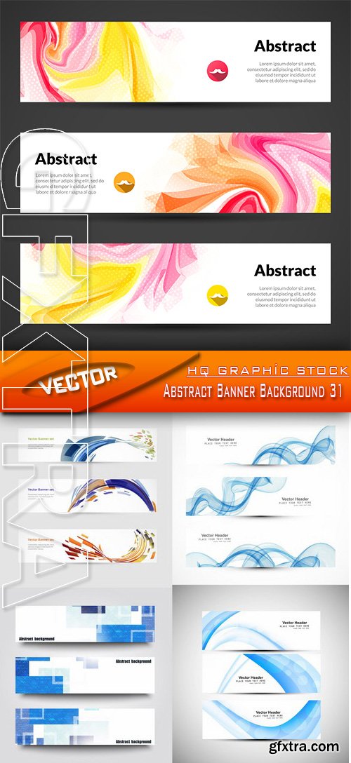 Stock Vector - Abstract Banner Background 31