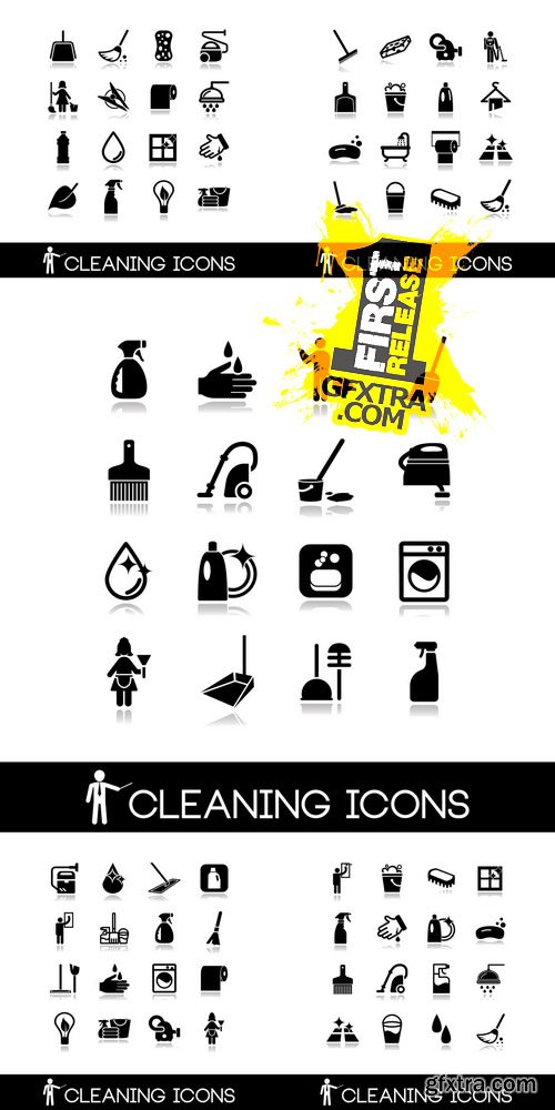 Vector - Cleaning Icons Set