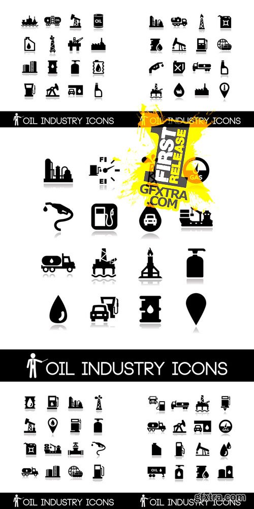 Vector - Oil Industry Icons Set