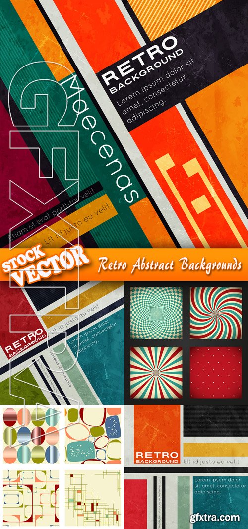 Stock Vector - Retro Abstract Backgrounds