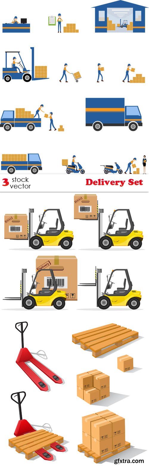 Vectors - Delivery Set