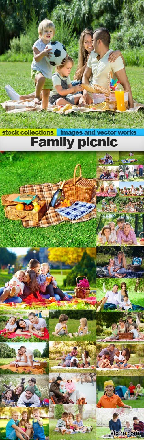 Family picnic,25 x UHQ JPEG