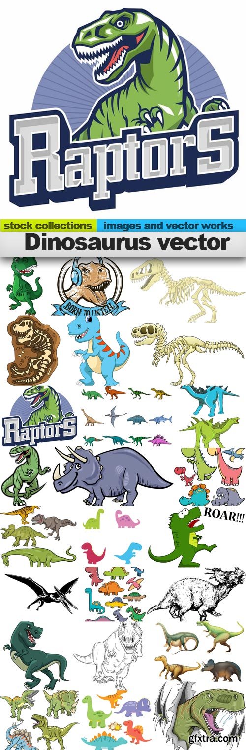 Dinosaurus vector,25 x EPS