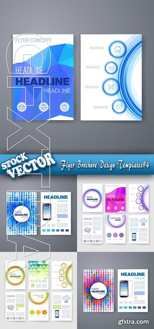 Stock Vector - Flyer Brochure Design Templates#4