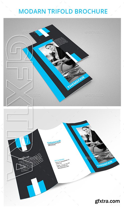 GraphicRiver - Modarn Trifold Brochure 10156324