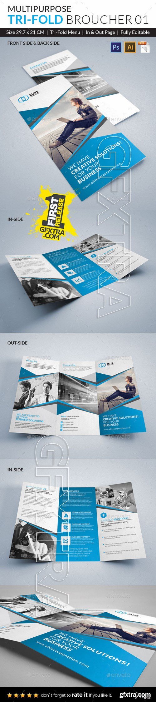 GraphicRiver - Trifold Brochure 10136465