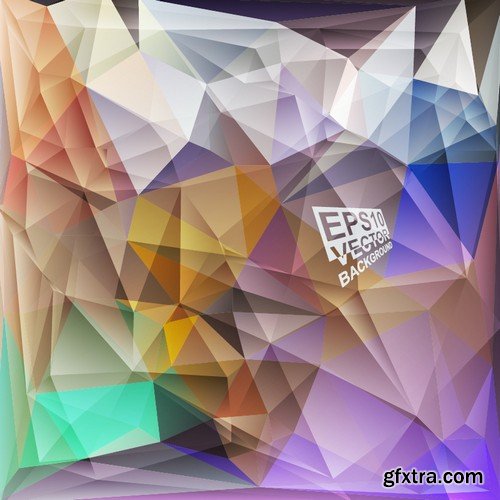 Stock Vectors - Abstract Geometric Backgrounds 3, 25xEPS