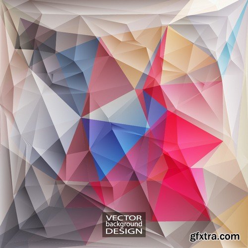 Stock Vectors - Abstract Geometric Backgrounds 3, 25xEPS