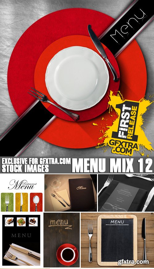 Stock Photos - Menu Mix 12, 25xJPG