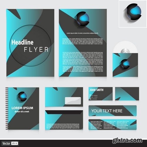 Stock Vectors - Corporate Templates For your Company 2, 25xEPS