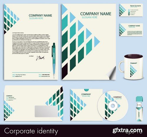 Stock Vectors - Corporate Templates For your Company 2, 25xEPS