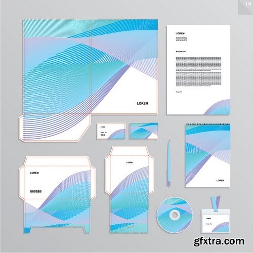 Stock Vectors - Corporate Templates For your Company 2, 25xEPS