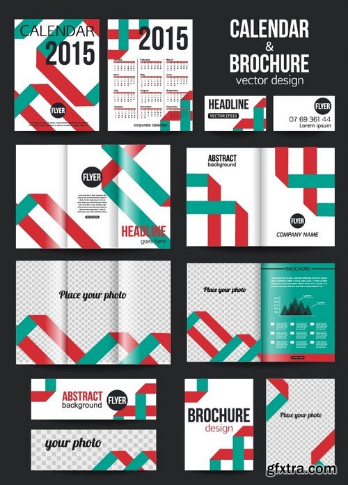 Stock Vectors - Corporate Templates For your Company 2, 25xEPS