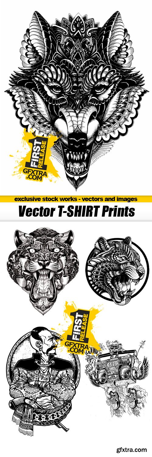 Outsiders Exclusive Vector T-Shirt Prints - 5x EPS