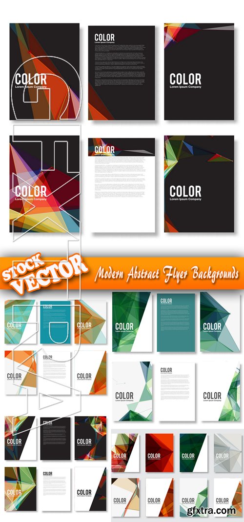 Stock Vector - Modern Abstract Flyer Backgrounds