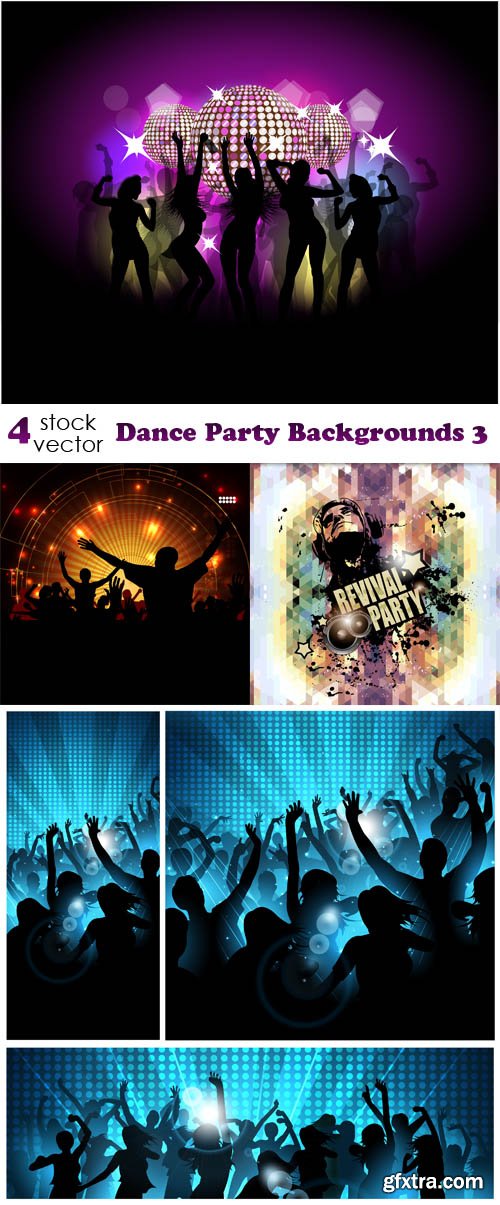 Vectors - Dance Party Backgrounds 3