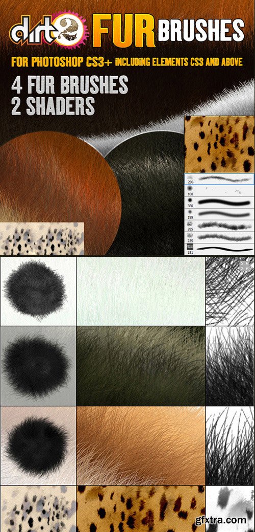 Fur Photoshop Brushes