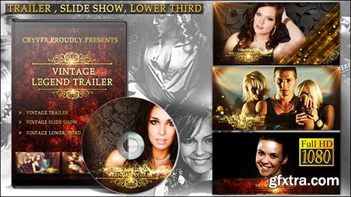 Videohive Vintage Legend Trailer Pack 6359868