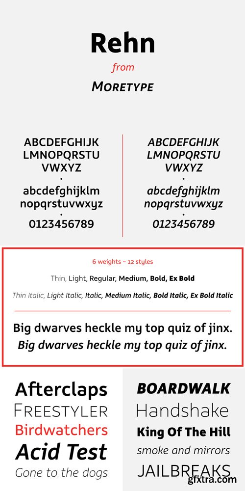 Rehn Font Family $264