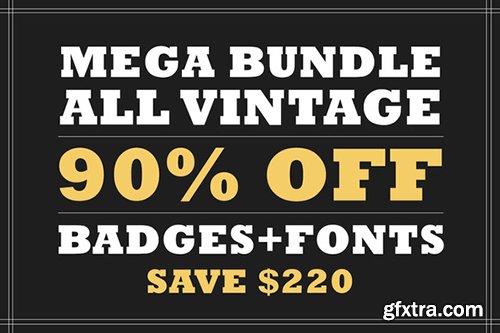 CM All Vintage Logos and Badges Bundle 163237