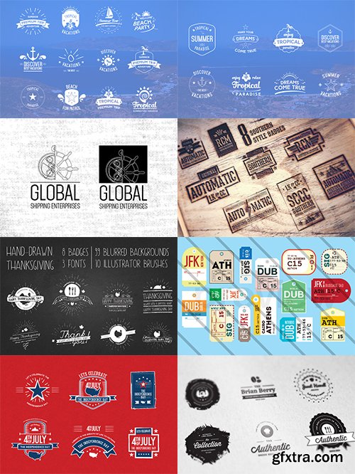 CM All Vintage Logos and Badges Bundle 163237