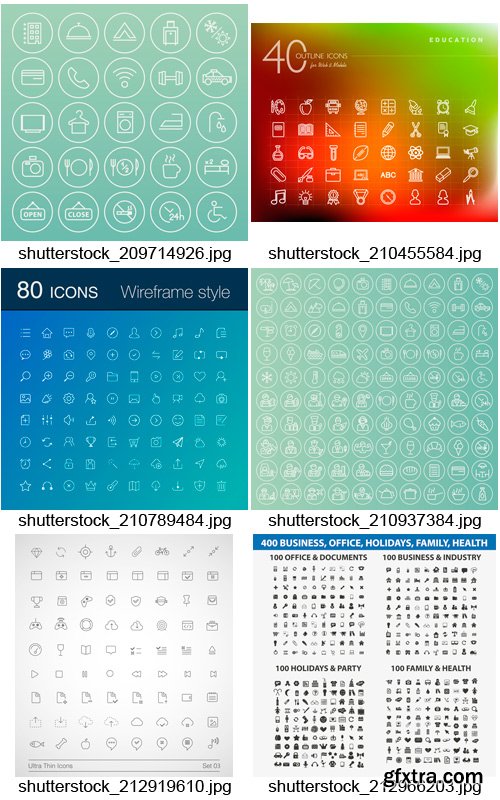 Amazing SS - Universal Icons 4, 25xEPS