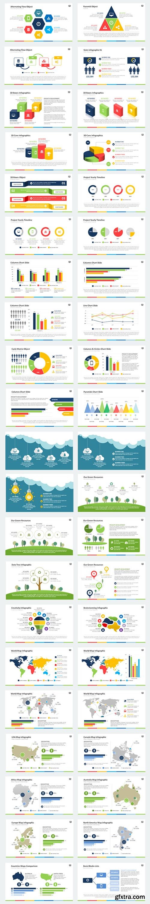 GraphicRiver - 3 Awesome Powerpoint Template Bundle