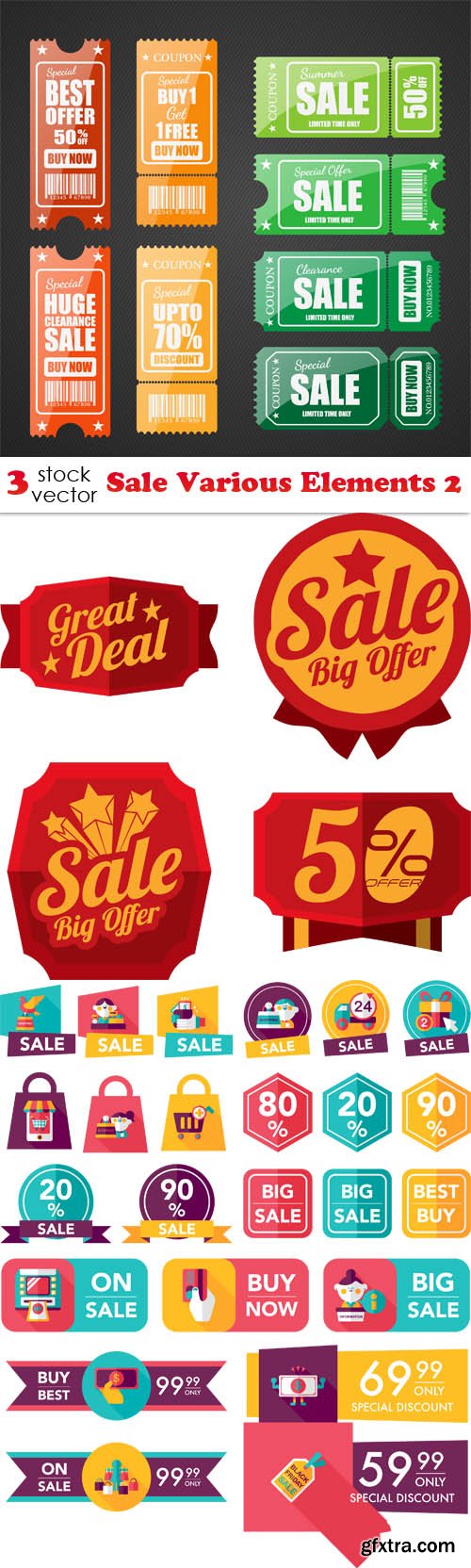 Vectors - Sale Various Elements 2