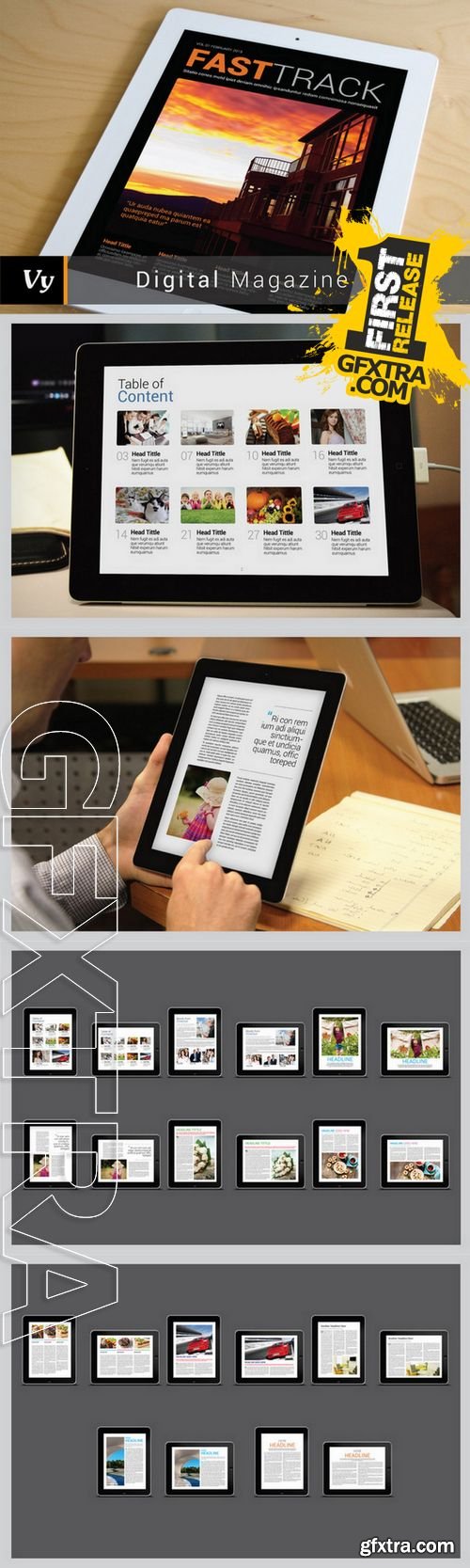 Digital Magazine Template vol. 01 - CM 153075