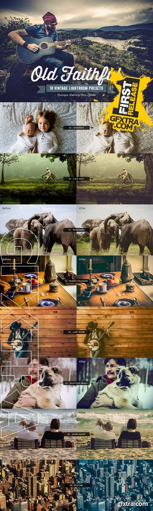 Old Faithful Lightroom Presets Vol 1 - CM 98342