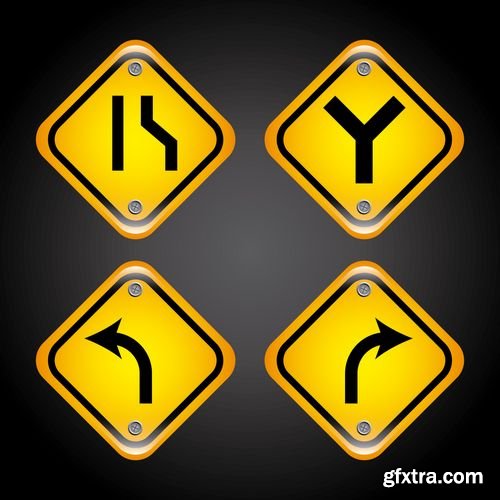 Vector - Road Signs