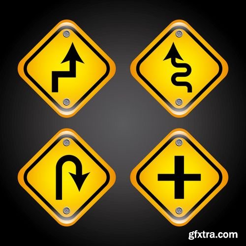 Vector - Road Signs