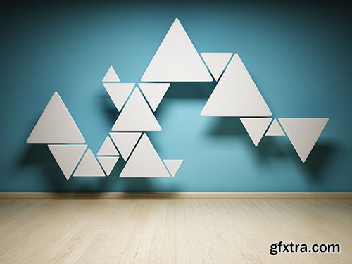 Abstract Triangles Background - 25x JPEG