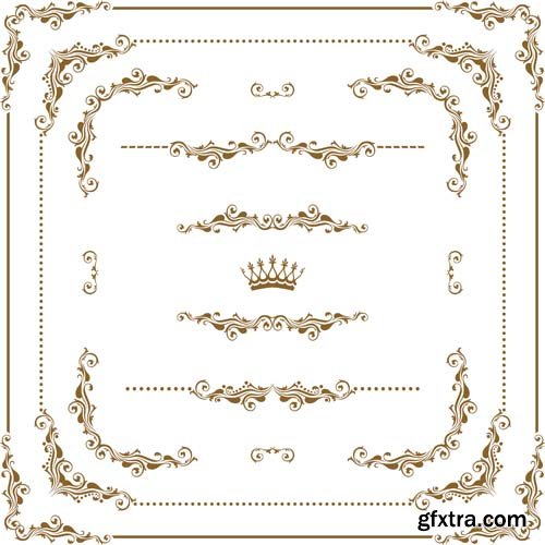 Frames and Borders Vector Set - 25x EPS