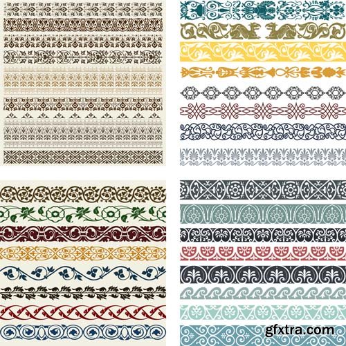 Frames and Borders Vector Set - 25x EPS