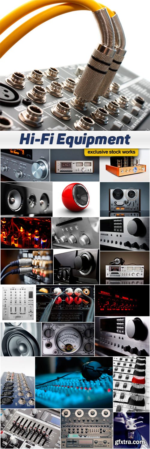 Hi-Fi Audio Equipment - 25x JPEG