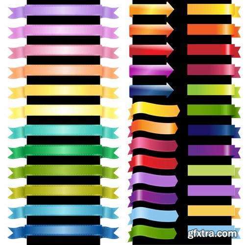 Vector Title Ribbons Templates - 25x EPS